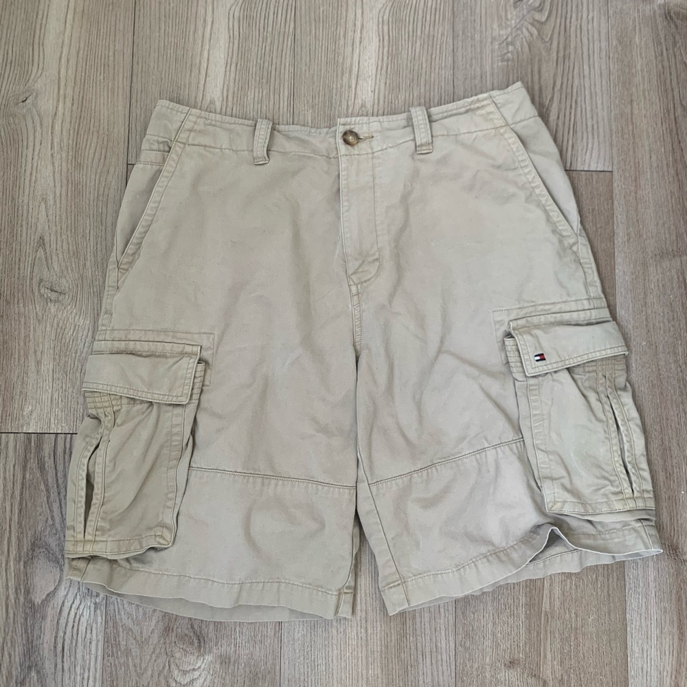 Tommy Hilfiger Beige Cargo Shorts - Size 34